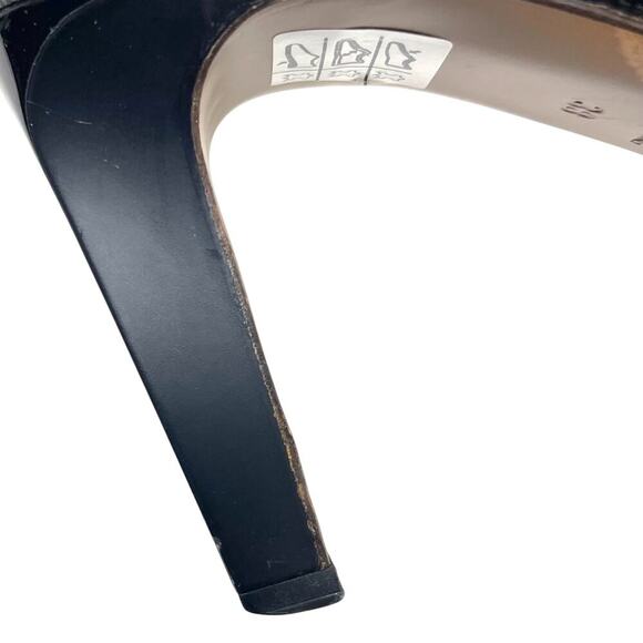 Marni Pumps - Dark Brown - PVC Dress Shoes - Platform Heel - Peep Toe - Size 38 - Picture 10 of 11